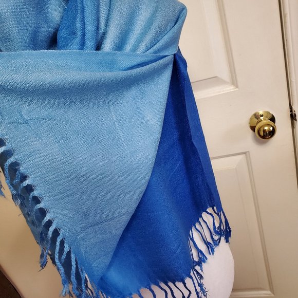Pashmina Silk Scarf Ombre - Picture 5 of 6